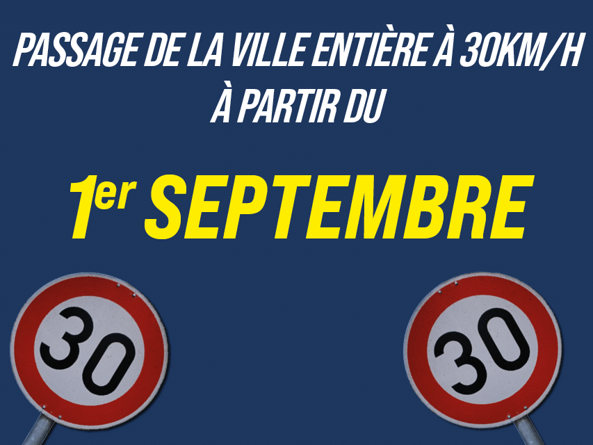 Neuves-Maisons passe à 30 km/h dès le 1er septembre