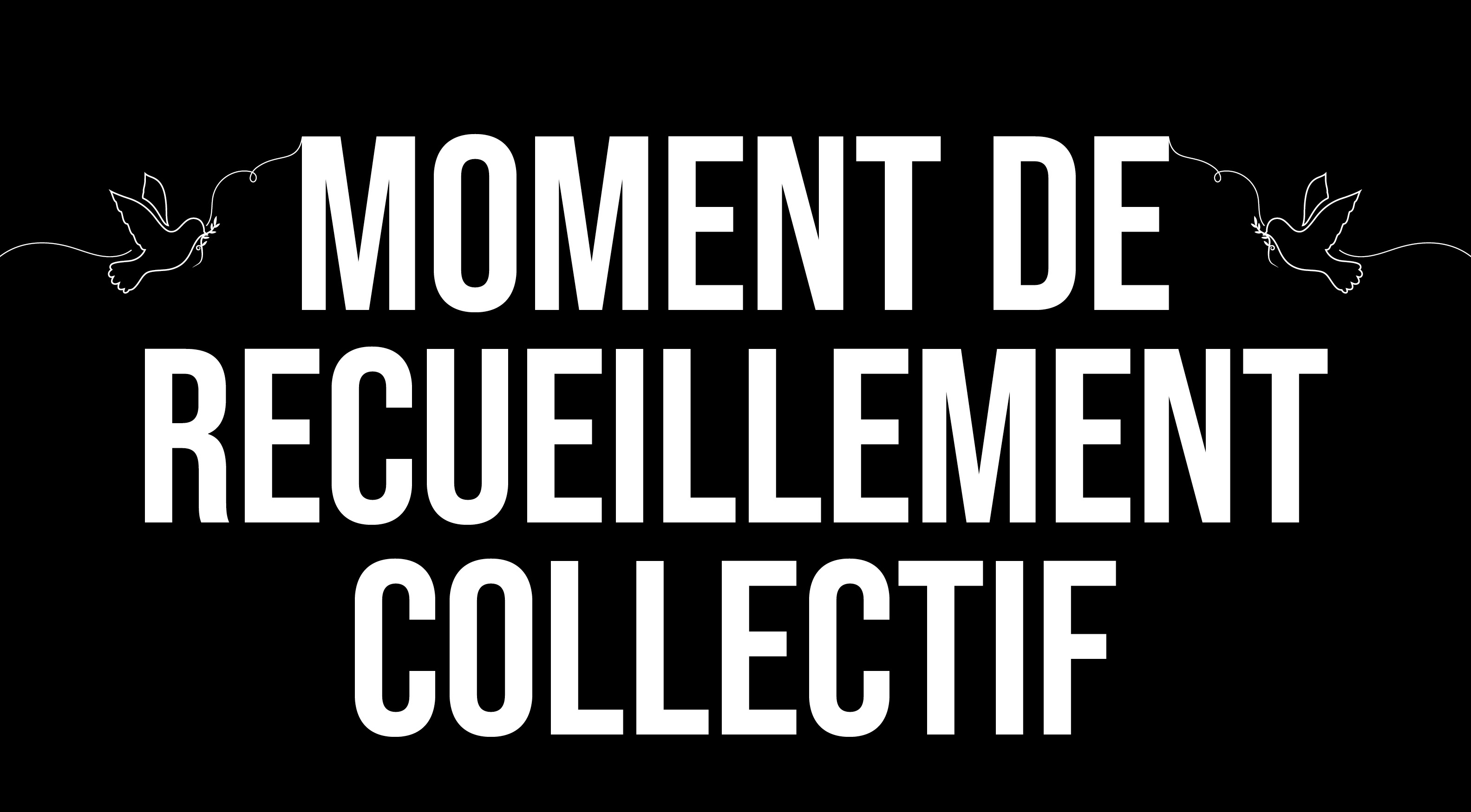 Moment de recueillement collectif – SAMEDI 6 DÉCEMBRE 11H30