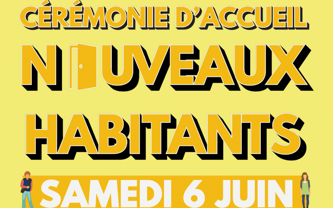 Cérémonie d’accueil des nouveaux habitants – 2026