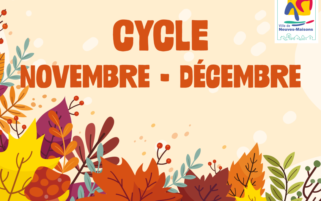 Programmes jeunesse : Cycle Novembre-Décembre